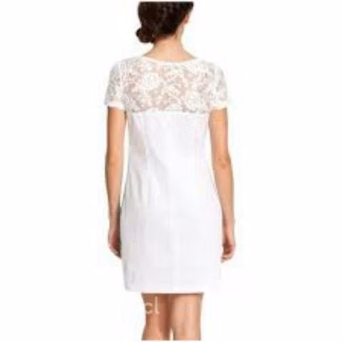 Vestido DESIGUAL de tela talla S - Imagen 2
