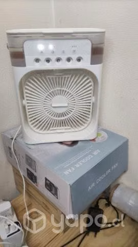 Ventilador Enfriador De Aire Con Aroma Luces Led
