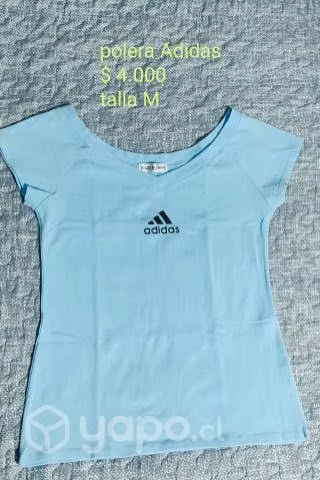 Poleras con sus precios baratos