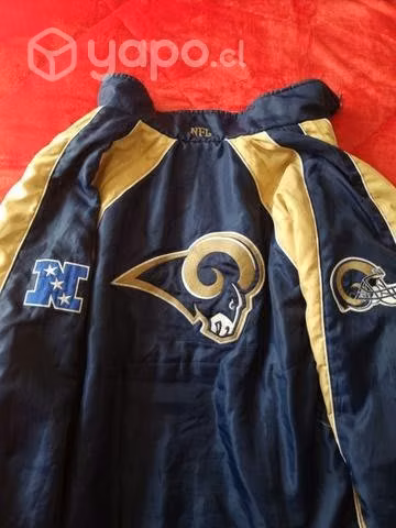 Chaqueta st luis rams, nfl talla xxl reversible