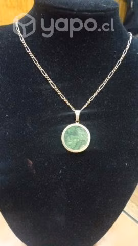 Medallón oro 18kl, Con meteorito Marte