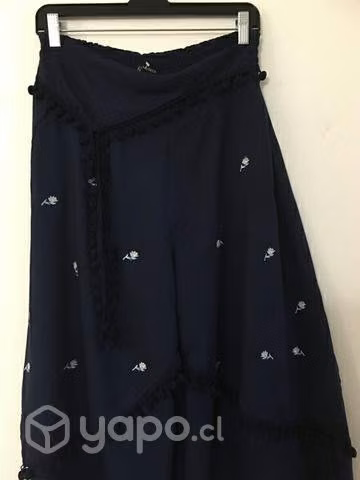 Pantalón Algodón Bordado Marca Zbf Xs Hasta el L - Imagen 3