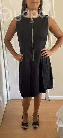 Vestido negro warehouse - Imagen 2