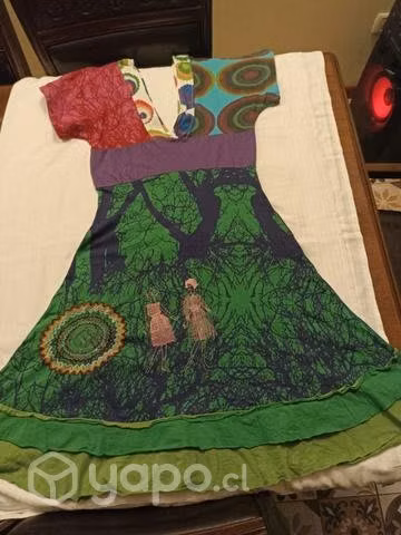 Vestido DESIGUAL talla S elásticado