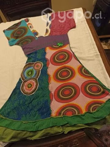 Vestido DESIGUAL talla S elásticado