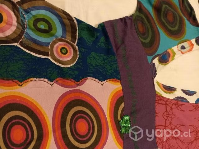 Vestido DESIGUAL talla S elásticado