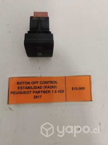 Boton Off Control Estabilidad (PA260) Peugeot Par