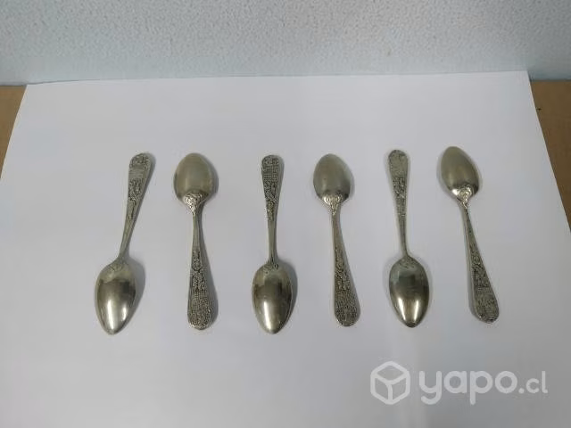 Cucharitas antiguas de plaque