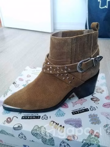 Botin de cuero cmoran como nuevo