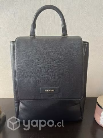 Cartera de cuero Calvin Klein