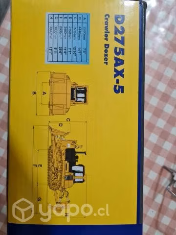 Bulldozer d275ax-5, escala 1:50