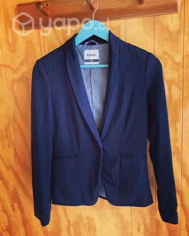 Chaqueta de algodón azul marino