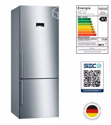 Refrigerador bosch kgn56xidp 508l