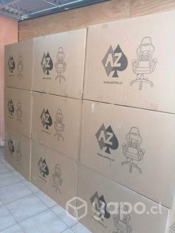 Silla PROFESIONAL gamer Negra / Celeste [NUEVAS]