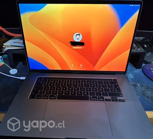 Macbook pro 16 pulgadas intel i9 16 gb ram