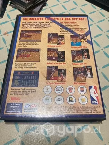 Juego Sega Genesis Bulls Vs Lakers - Imagen 3