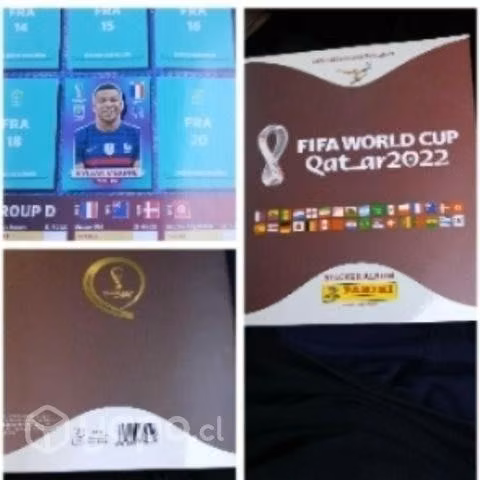 Álbum Quitar 2022 Panini - 16 figuritas (mbappe)