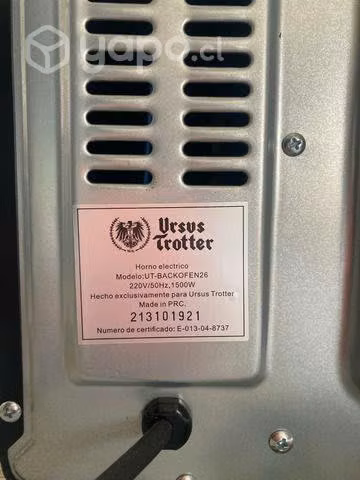 Ursus Trotter horno eléctrico 26lt UT-BACKOFEN26