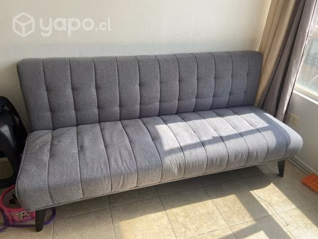 Futón cama más rack tv