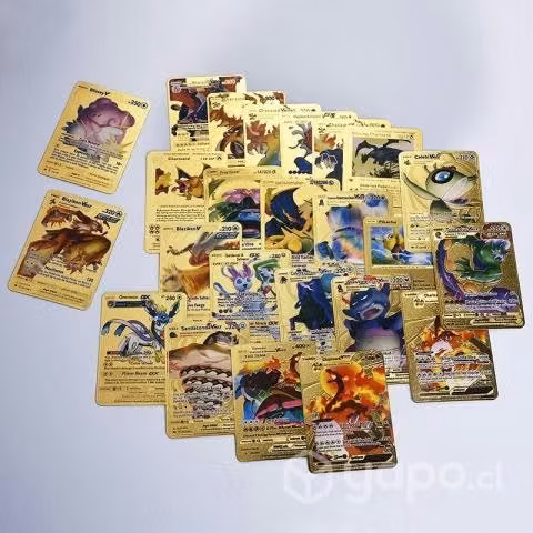 Cartas Pokemon doradas