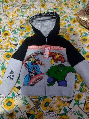 Polerones de niño Marvel y spiderman