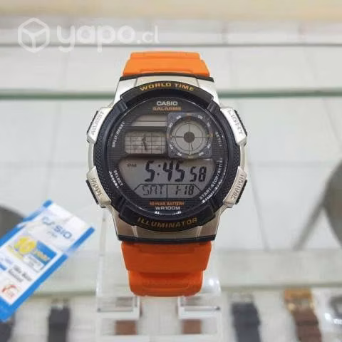 Reloj casio ae1000w-4b sumergible nuevos
