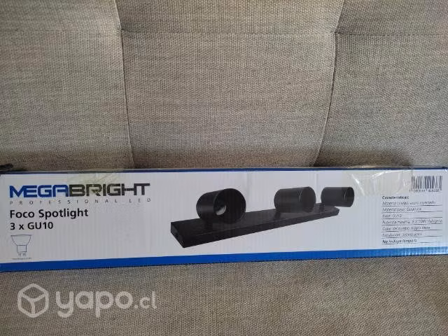 Spot 3 luces megabright