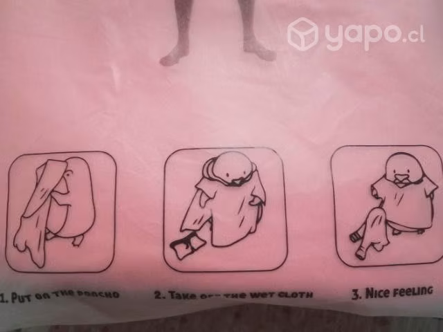 Poncho microfibra Salida baño - Imagen 2