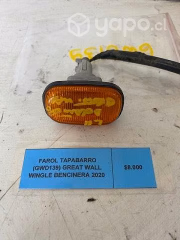 Farol tapabarro (GWD139) Great Wall Wingle bencine