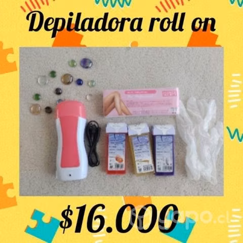 Kit Depiladora roll on Cera Depilate en casa