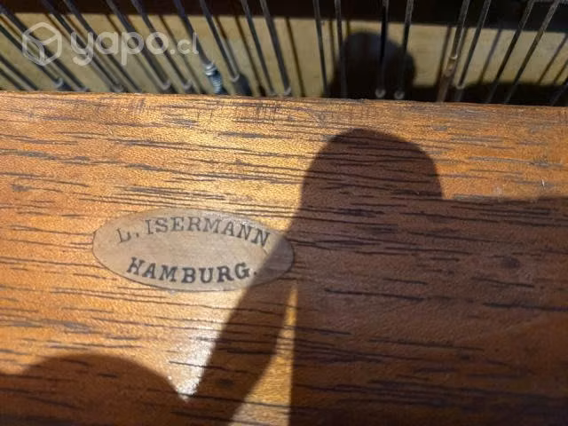 Antigüedad Piano Alemán de Cajón