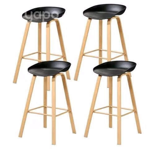 Kit de sillas taburetes o bar gris o negras