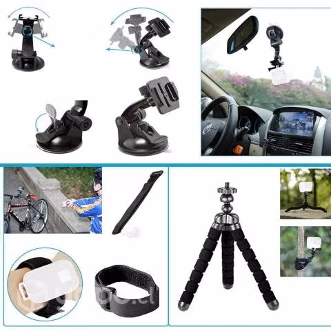 Kit 51 Accesorios Camara Deportiva Gopro con Estuc