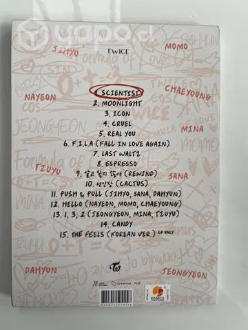 Album formula of love/TWICE