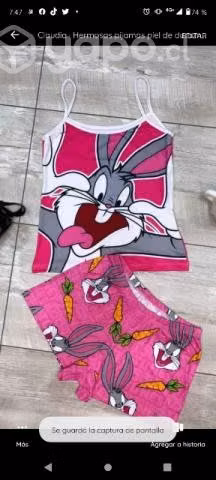 Hermosas pijamas Piel de Durazno