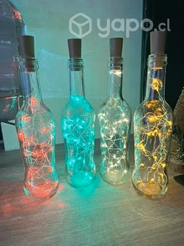 Botellas con luz