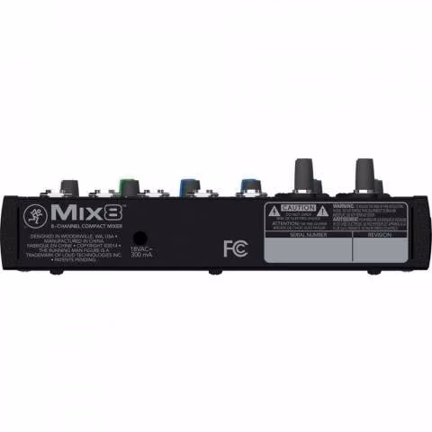 Mackie MIX8 - Mixer compacto 8 canales - 2 XLR