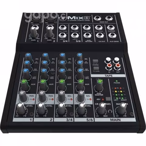 Mackie MIX8 - Mixer compacto 8 canales - 2 XLR