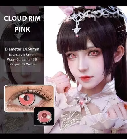 Lentillas Nezuko tono cloud rim pink