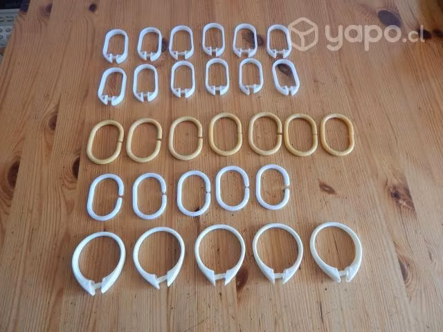 Ganchos para cortina de ducha (29) 2.500