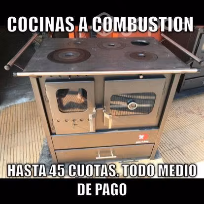 Cocina combustión