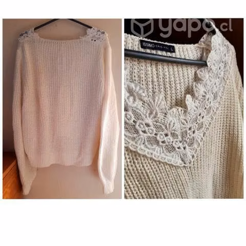 Chaleco blanco y chaqueta mezclilla