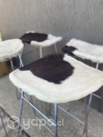 Taburetes de piel