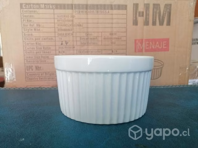 Bowls de porcelana blancos - Imagen 2