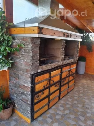 quinchos con revestimientos en piedra
