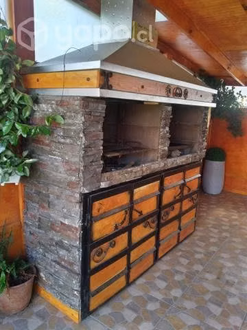 quinchos con revestimientos en piedra
