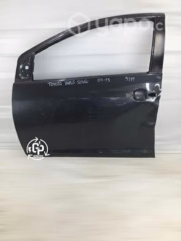Puerta delantera lh Toyota Yaris sedan 2007-2013