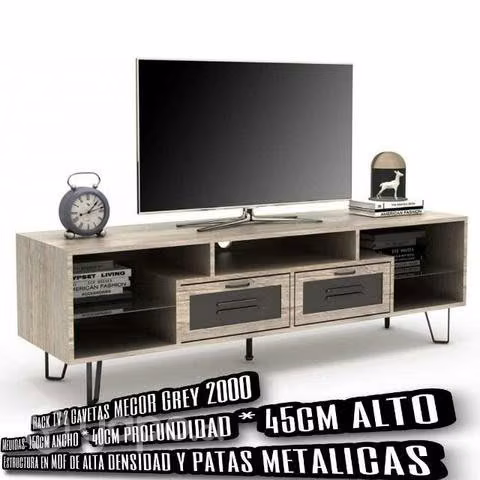 Rack industrial minimalista