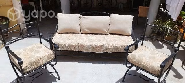 Juego de living terraza