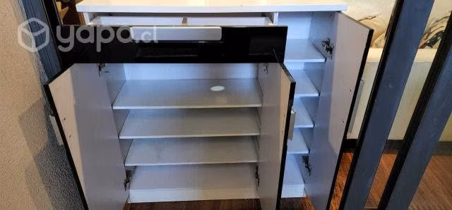 Mueble Multiuso negro y blanco - Imagen 3